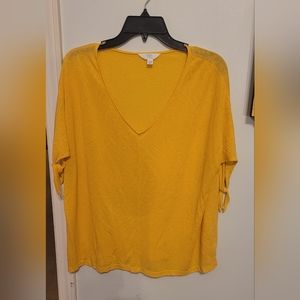 WOMENS YELLOW TOP SIZE 12-14